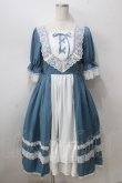 画像1: Chalmiere / シュエットワンピース M ブルー Y-25-06-28-134-LO-OP-SZ-ZY (1)