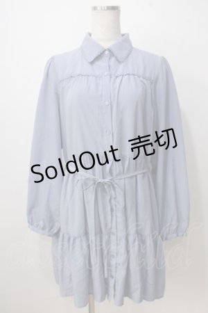 画像: axes femme POETIQUE / シャツワンピース  サックス Y-25-06-28-151-AX-OP-SZ-ZI