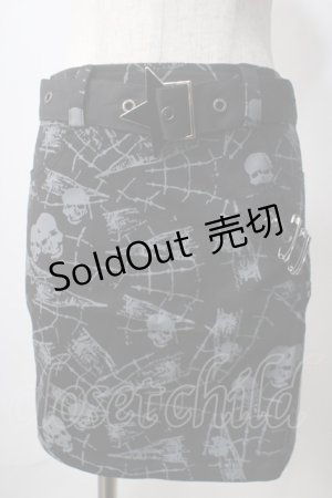 画像: PUNK RAVE /ULLS SKIRT XS 黒 Y-25-06-28-166-PU-SK-KB-ZY