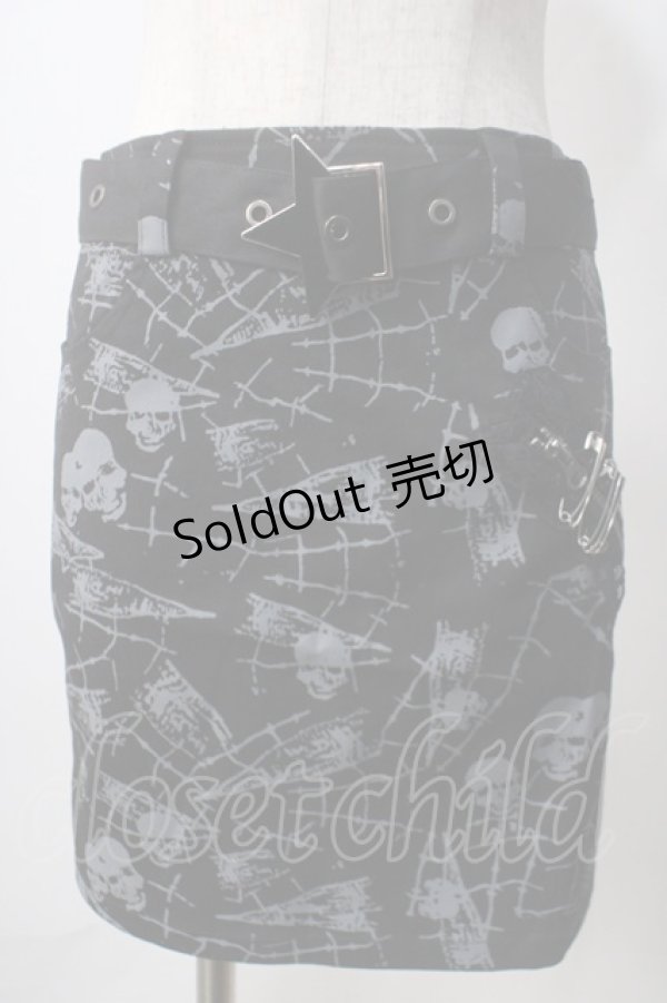 画像1: PUNK RAVE /ULLS SKIRT XS 黒 Y-25-06-28-166-PU-SK-KB-ZY (1)