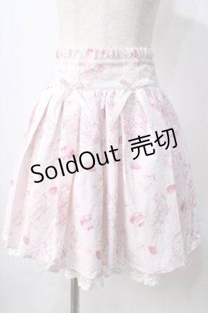 画像: LIZ LISA / マカロンブーケ柄スカート 0 ピンク Y-25-06-28-169-LO-SK-SZ-ZY