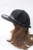 画像2: D/3 / キャップ  黒 Y-25-06-28-034-PU-AC-AS-ZT-K025 (2)