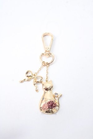画像: axes femme / キャットキーホルダー  ゴールド Y-25-06-28-005-AX-ZA-SZ-ZY