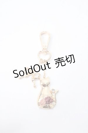 画像: axes femme / キャットキーホルダー  ゴールド Y-25-06-28-005-AX-ZA-SZ-ZY