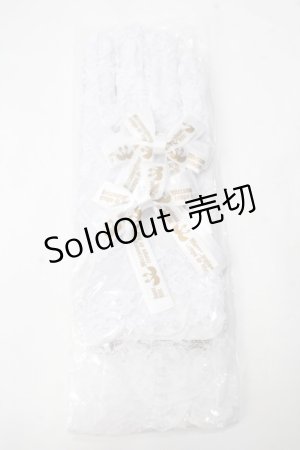 画像: metamorphose / レース手袋・ショート(レース付)  ホワイト Y-25-07-01-010-ME-ZA-SZ-ZY