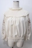 画像1: axes femme NOSTALGIE / 袖刺繍入りブラウス  生成 Y-25-07-01-064-AX-BL-SZ-ZY (1)