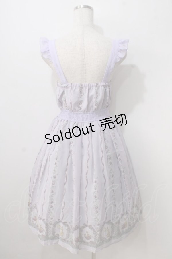 画像2: axes femme POETIQUE / ラビット苺柄ワンピース M ラベンダー Y-25-07-01-086-AX-OP-SZ-ZT096 (2)