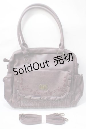 画像: axes femme / 薔薇刺繍トート 310×430×80mm ワイン Y-25-07-01-014-AX-BG-SZ-ZY