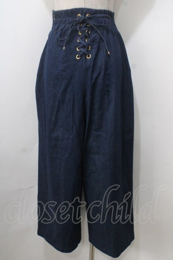 画像2: an another angelus / ゴールドダブル釦デニムマリンパンツ F インディゴ Y-25-07-01-109-CA-PA-SZ-ZY (2)