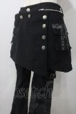 画像3: Ozz On / スカート付きフレアパンツ  黒 Y-25-07-01-138-OO-PA-SZ-ZY (3)