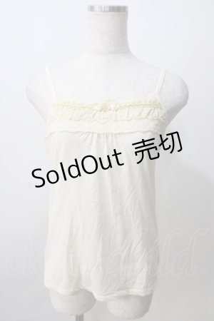 画像: axes femme / フェミニンローズキャミソール  生成り Y-25-07-01-028-AX-TO-SZ-ZY