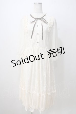 画像: axes femme / 総レースワンピース M キナリ Y-25-07-03-062-AX-OP-SZ-ZY