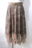 画像1: axes femme NOSTALGIE / チュールイレヘムスカート M ベージュ. Y-25-07-03-105-AX-SK-SZ-ZY (1)