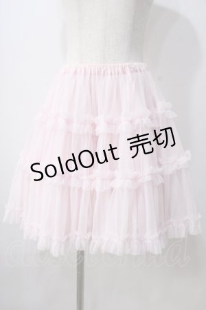 画像: Angelic Pretty / ソフトチュールペチコート  ピンク Y-25-07-03-113-AP-SK-SZ-ZY