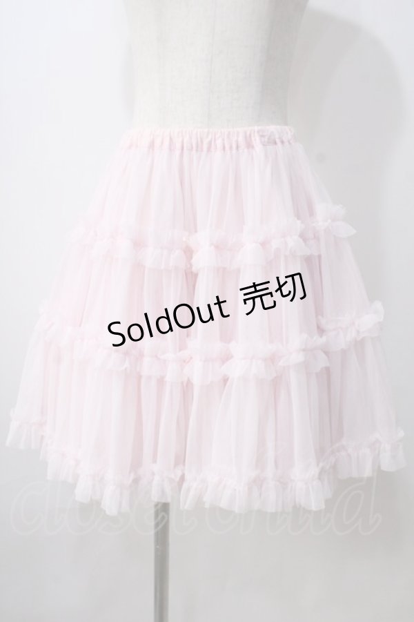 画像1: Angelic Pretty / ソフトチュールペチコート  ピンク Y-25-07-03-113-AP-SK-SZ-ZY (1)