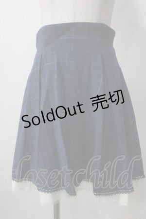 画像: Secret Honey / バッスルスカート  紺 Y-25-07-03-117-CA-SK-AS-ZY