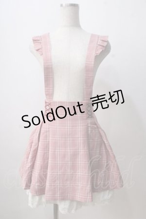 画像: Secret Honey / チェックスカート  赤 Y-25-07-03-127-CA-SK-AS-ZY
