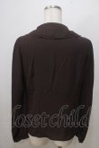 画像2: Ank Rouge / プードル刺繍ブラウス M ブラウン Y-25-07-03-016-CA-BL-SZ-ZY (2)