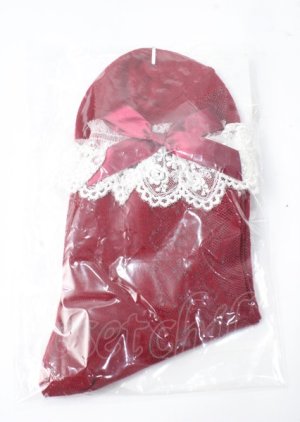 画像: axes femme kawaii / 透かしレースアップ柄ソックス   Y-25-07-06-005-AX-ZA-SZ-ZY