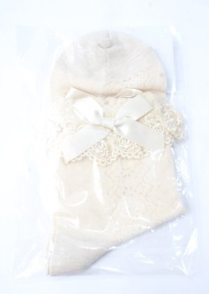 画像: axes femme kawaii / 透かしレースアップ柄ソックス   Y-25-07-06-007-AX-ZA-SZ-ZY