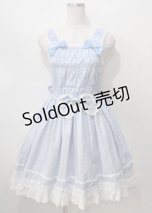 画像: BABY,THE STARS SHINE BRIGHT / シャーリングプリンセスジャンパースカート  サックス Y-25-07-06-056-BA-OP-SZ-ZY