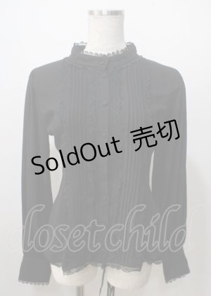 画像: ATELIER PIERROT / Calmato Blouse  黒 Y-25-07-06-017-EL-BL-SZ-ZY