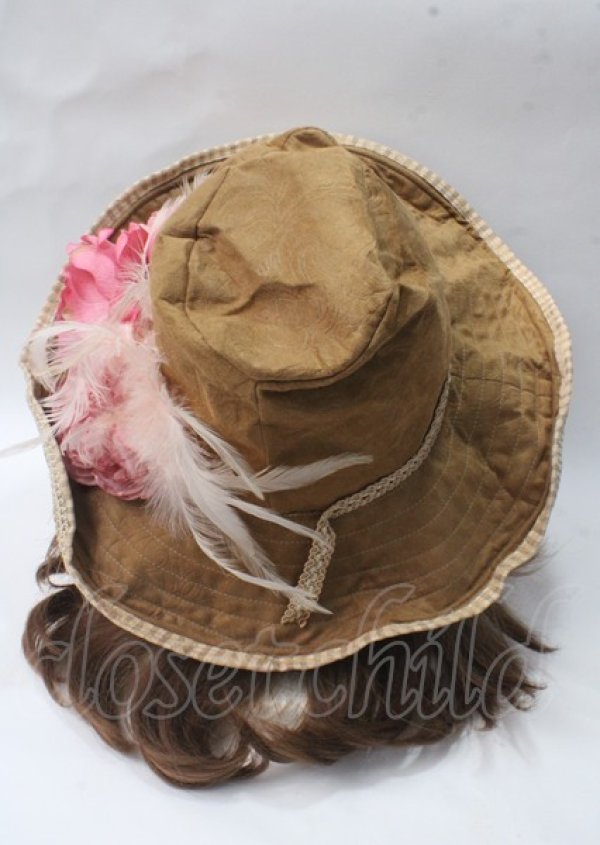 画像3: 危機裸裸商店 / スエードジャガードハット  キャメル Y-25-07-08-062-GO-AC-SZ-ZT-K004 (3)