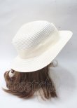 画像4: m petit by misako / AMPLリボンカンカン帽  オフ Y-25-07-08-063-LO-AC-AS-ZT-K004 (4)