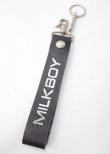画像1: MILKBOY / ロゴキーチェーン  黒 Y-25-07-08-012-MB-ZA-SZ-ZY (1)