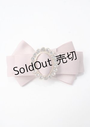 画像: Maison de FLEUR / ビジューバックルリボンバレッタセット F ピンク Y-25-07-08-023-LO-ZA-SZ-ZT168-F001