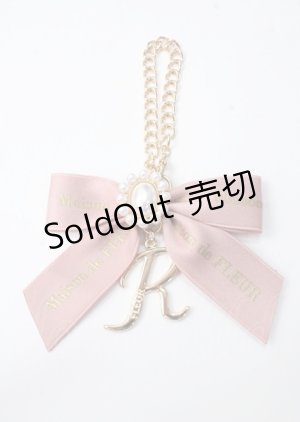 画像: Maison de FLEUR / EC限定 イニシャルリボンパールチャーム F R Y-25-07-08-025-LO-ZA-SZ-ZT168-F002