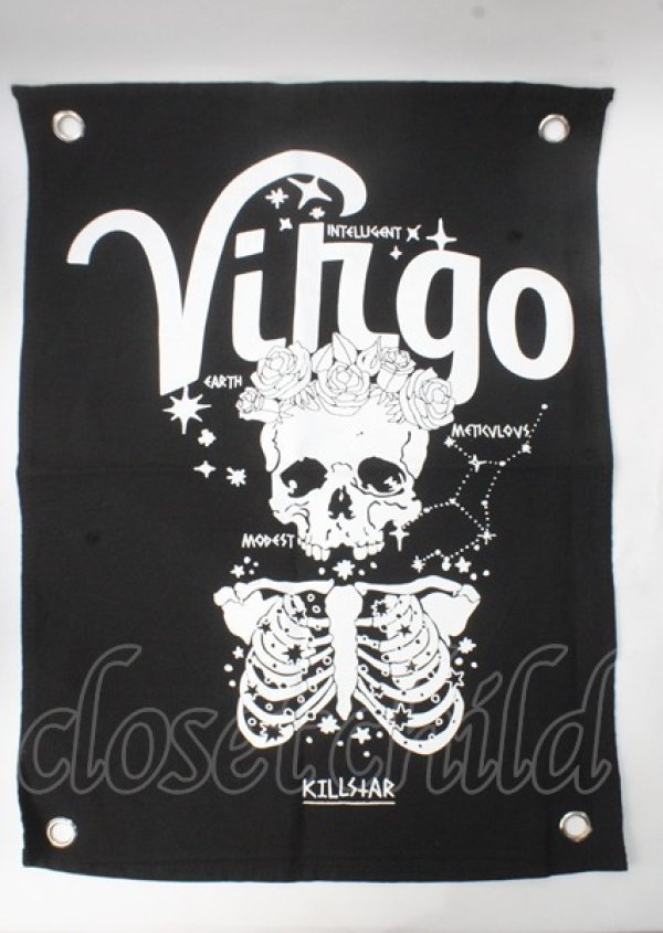画像1: KILL STAR / GVIRGO MINI TAPESTRY  黒 Y-25-07-08-048-PU-AC-SZ-ZT168-F003 (1)