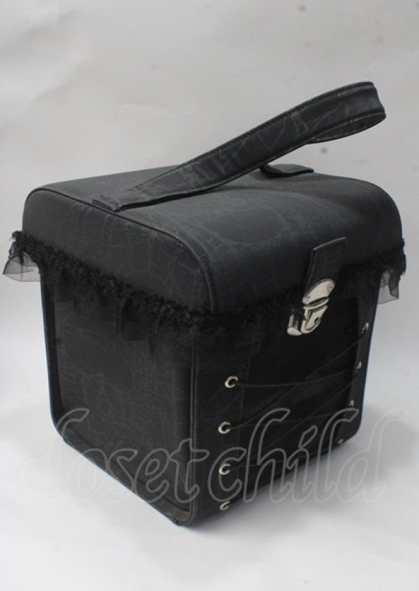 alice auaa / BAG バニティーバッグ 黒 Y-25-07-08-056-AA-BG-AS