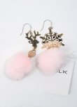 画像2: MILK / Nordicピアス  ピンク×ゴールド Y-25-07-11-040-ML-AC-SZ-ZI (2)