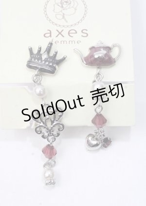画像: axes femme / ティータイムイヤリング  シルバー Y-25-07-11-043-AX-CO-AS-ZT168-F007
