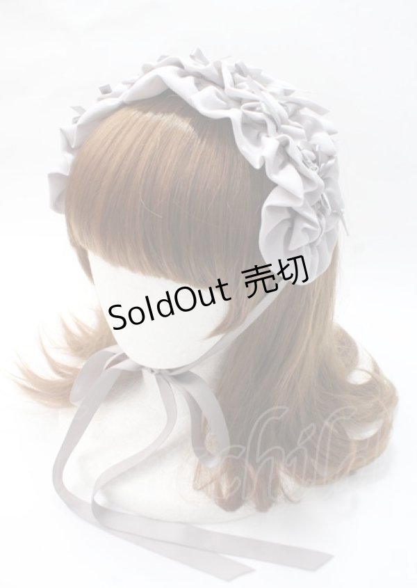 画像1: axes femme kawaii / プチリボンヘッドドレス F グレー Y-25-07-11-050-AX-AC-SZ-ZY (1)