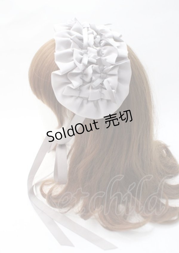 画像2: axes femme kawaii / プチリボンヘッドドレス F グレー Y-25-07-11-050-AX-AC-SZ-ZY (2)