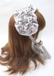 画像3: axes femme kawaii / プチリボンヘッドドレス F グレー Y-25-07-11-050-AX-AC-SZ-ZY (3)