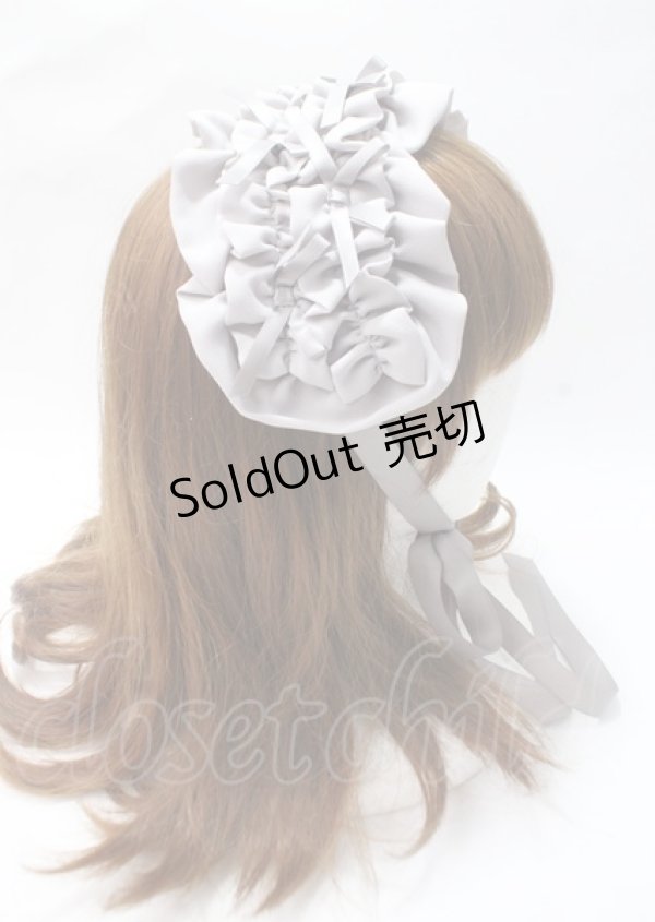 画像3: axes femme kawaii / プチリボンヘッドドレス F グレー Y-25-07-11-050-AX-AC-SZ-ZY (3)