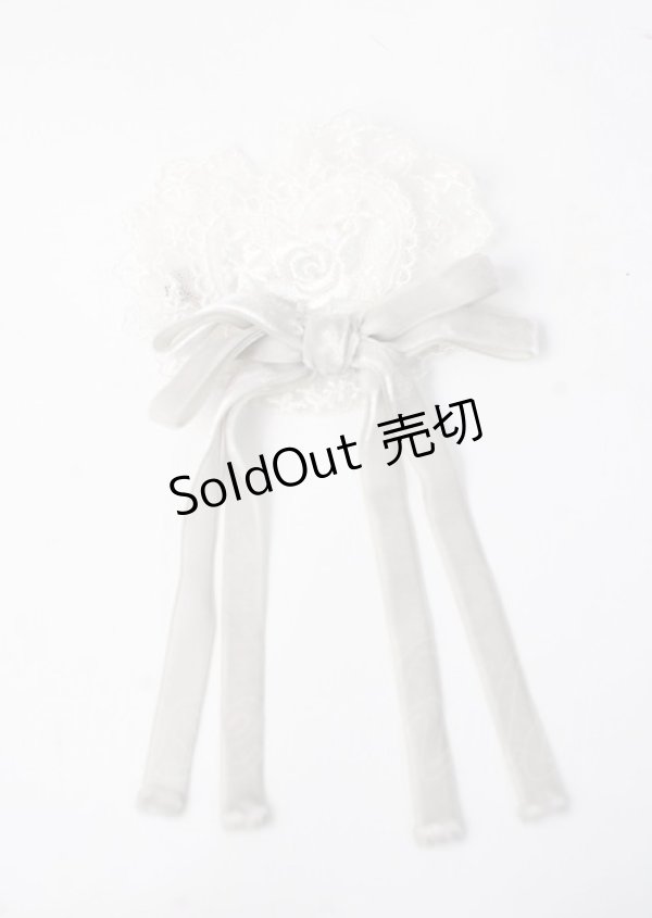 画像3: Angelic Pretty / Angel Bouquetリボンクリップ  白 Y-25-07-11-054-AP-AC-SZ-ZY (3)