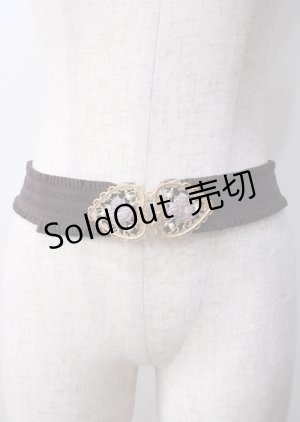 画像: axes femme POETIQUE / ハートローズゴムベルト  ゴールド Y-25-07-11-065-AX-ZA-SZ-ZY