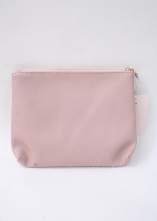 画像2: Maison de FLEUR / カルーセルポーチ F ピンク Y-25-07-11-073-LO-BG-AS-ZT169 (2)