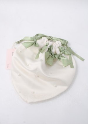 画像: Maison de FLEUR / EC限定いちご巾着  白 Y-25-07-11-074-LO-BG-SZ-ZT0713Y