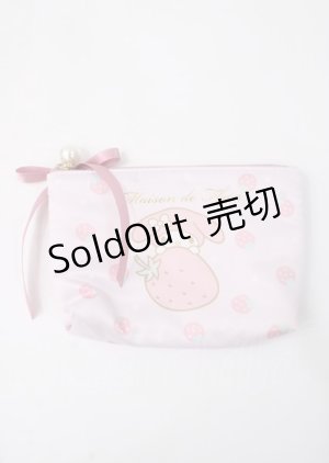 画像: Maison de FLEUR / マイメロディミニポーチ  ピンク Y-25-07-11-079-LO-ZA-SZ-ZT169-F003