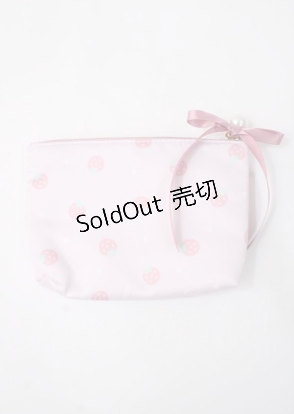 画像2: Maison de FLEUR / マイメロディミニポーチ  ピンク Y-25-07-11-079-LO-ZA-SZ-ZT169-F003 (2)
