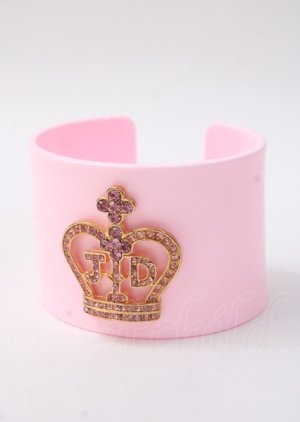 画像: JESUS DIAMANTE / 王冠バングル  ピンク Y-25-07-11-091-JE-AC-SZ-ZY