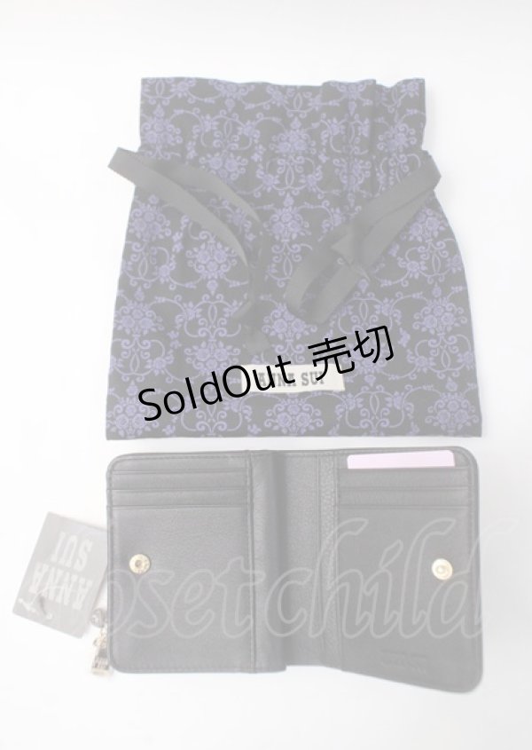 ANNA SUI / ニューイヤードラゴンLファスナー2つ折り財布 黒 Y