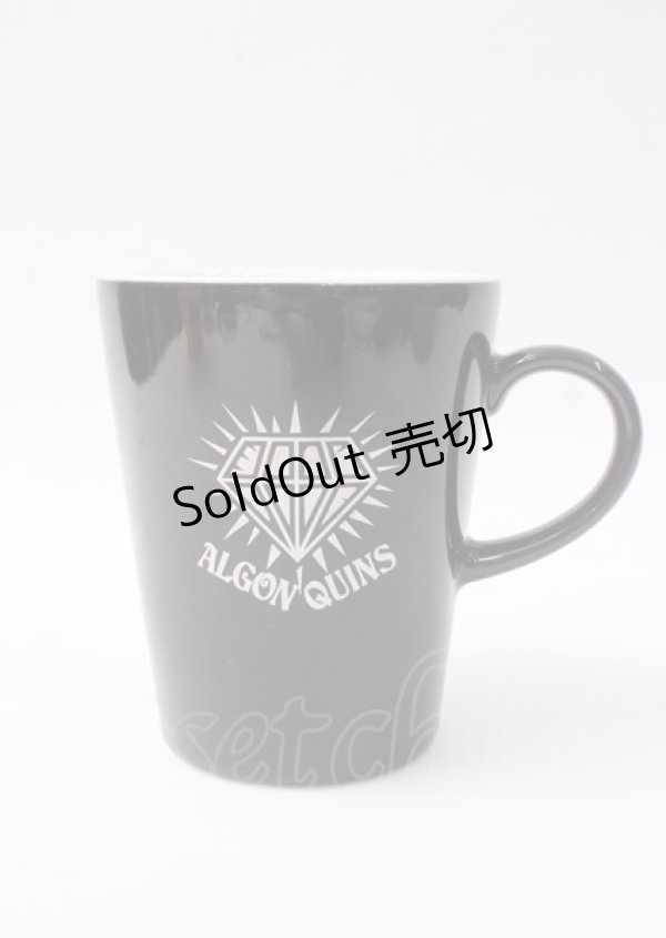 画像1: ALGONQUINS / ロゴマグカップ  黒 Y-25-07-11-097-AL-ZA-SZ-ZT-W001 (1)