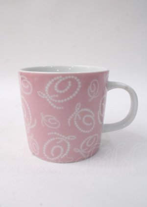 画像: Q-pot. / QQQ(サンキュー)デザインの限定マグカップ/ノベルティー  ピンク Y-25-07-11-099-QP-ZA-SZ-ZT0713Y