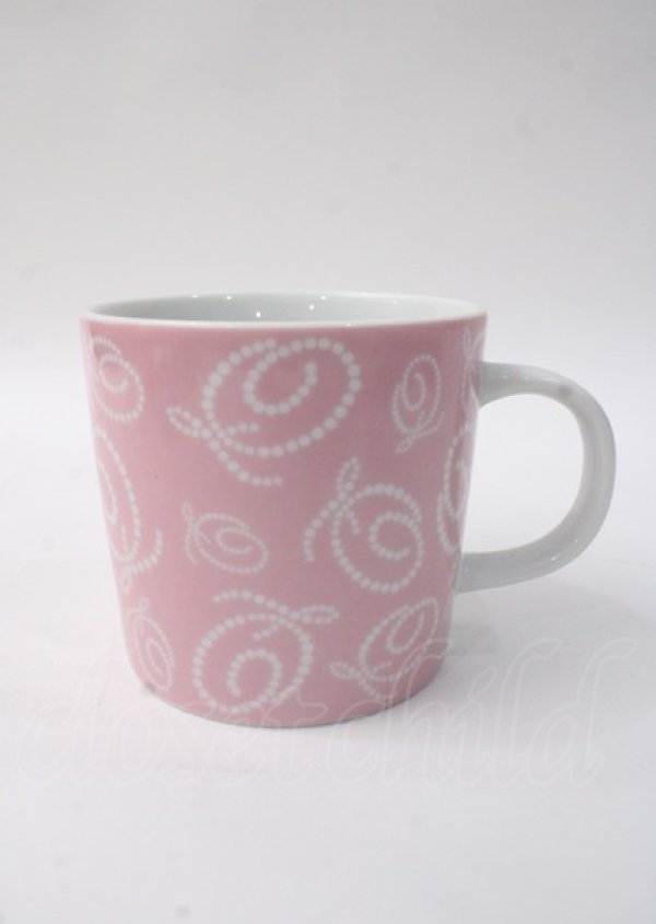 画像1: Q-pot. / QQQ(サンキュー)デザインの限定マグカップ/ノベルティー  ピンク Y-25-07-11-099-QP-ZA-SZ-ZT-F001 (1)